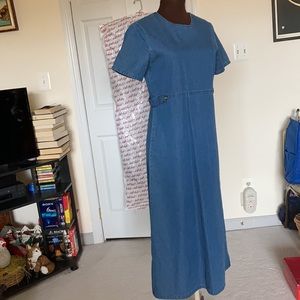 Talbots denim boho dress